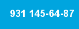 931 145-64-87